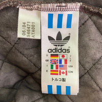 adidas アディダス 万国旗タグ 00's ベロア キルティング トラックジャケット ブラウン sizeL 瑞穂店