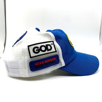 SUPREME シュプリーム HYSTERIC GLAMOUR ヒステリックグラマー VANSON ヴァンソン 24AW Vanson Leather Mesh Back 6-Panel メッシュキャップ ブルー ホワイト 福生店