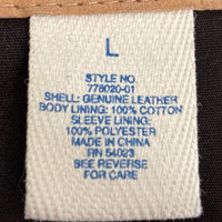 GAP ギャップ BLUE JEANS タグ レザー 4thタイプ トラッカージャケット ブラウン sizeL 瑞穂店