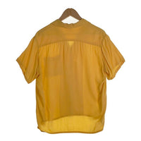 60's MADE IN CALIFORNIA オープンカラー レーヨンシャツ イエロー 半袖 Size M 福生店