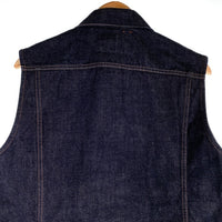 CUT-RATE カットレイト デニムベスト インディゴ Size L 福生店
