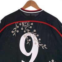 SUPREME シュプリーム 25AW Floral Soccer Jersey フローラル サッカー ジャージー ブラック レッド Size L 福生店