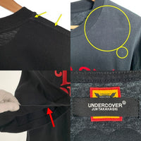 HUMAN MADE ヒューマンメイド UNDERCOVER アンダーカバー LAST ORGY2 プリントTシャツ ブラック ガールズドントクライ Size XL 福生店