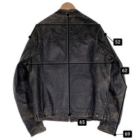 Angelo Litrico アンジェロリトリコ AIR CARGO ASSOCIATION レザージャケット ブラック Size XL 福生店