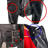 Lewis Leathers ルイスレザー 402T Lightning タイトフィット ライトニング ダブルライダースジャケット ホースハイド ブラック Size 34 福生店