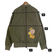 ALPHA INDUSTRIES アルファインダストリーズ VACANT Archive ベイカントアーカイブ FLOYD REPAIR FLIGHT JACKET フロイドリペア フライトジャケット オリーブ Size L 福生店