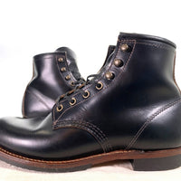 RED WING レッドウィング ベックマン フラット ボックス 6 INCH ブーツ 9060 ブラック 茶芯 USA製 Size US8.5 (26.5cm) 福生店