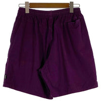 80's STUSSY ステューシー コットン イージーショーツ ハーフパンツ パープル USA製 Size XL 福生店