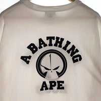 A BATHING APE アベイシングエイプ NEIGHBORHOOD ネイバーフッド プリントTシャツ ホワイト 001TEJ231901C Size 3XL 福生店
