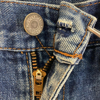 Levi’s リーバイス 502XX ボタン裏J09 日本製 BIG E復刻 赤耳 TALON デニムパンツ インディゴ size- 瑞穂店