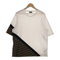 FENDI フェンディ 23SS FF ズッカ柄 オーバーサイズ 半袖 Tシャツ ホワイト FAF682AN68 Size XL 福生店