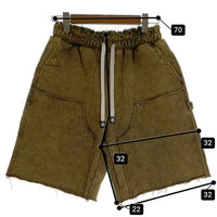 GODSPEED ゴッドスピード Carpenter Distressed Shorts カーペンター ディストレスト ショーツ ベージュ Size S 福生店
