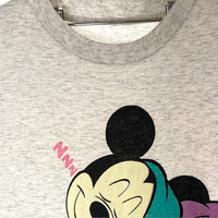 US古着 80S ミッキー DO NOT DISTURB Tシャツ グレー size- 瑞穂店