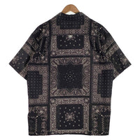 THE NORTH FACE ノースフェイス ザ ノースフェイス CLIMBING SUMMER SHIRT バンダナ柄 サマーシャツ 半袖 ブラック NR21931 Size XL 福生店
