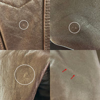 GAP ギャップ BLUE JEANS タグ レザー 4thタイプ トラッカージャケット ブラウン sizeL 瑞穂店