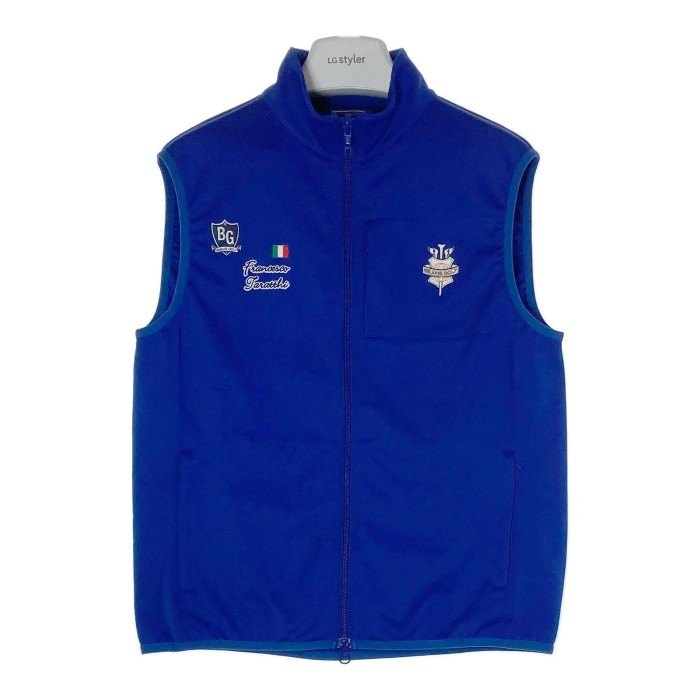 BEAMS GOLF ビームスゴルフ パープルレーベル ジップベスト ブルー