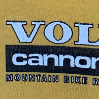 Volvo Cannondale ボルボ キャノンデール Mountain Bike Raching Team プリントTシャツ イエロー USA製 Size G (40-42) XL相当 福生店