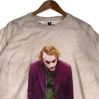 M エム THE DARK KNIGHT JOKER ダークナイト ジョーカー ヴィンテージ加工 プリントTシャツ ホワイト MTDK-TS01 Size L 福生店