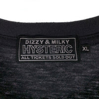 HYSTERIC GLAMOUR ヒステリックグラマー LET’S GO CRAZY ガールプリントTシャツ ブラック 02251CT22 Size XL 福生店