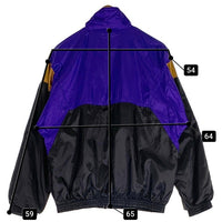 90’s NIKE ナイキ CROSS TRAINING リップストップ ナイロンジャケット パープル ブラック Size M 相当 福生店