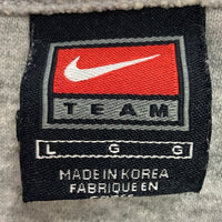 NIKE ナイキ 90s MICHIGAN STATE 刺繍 スウェットトレーナー グレー sizeL※首・袖口薄汚れあり 瑞穂店