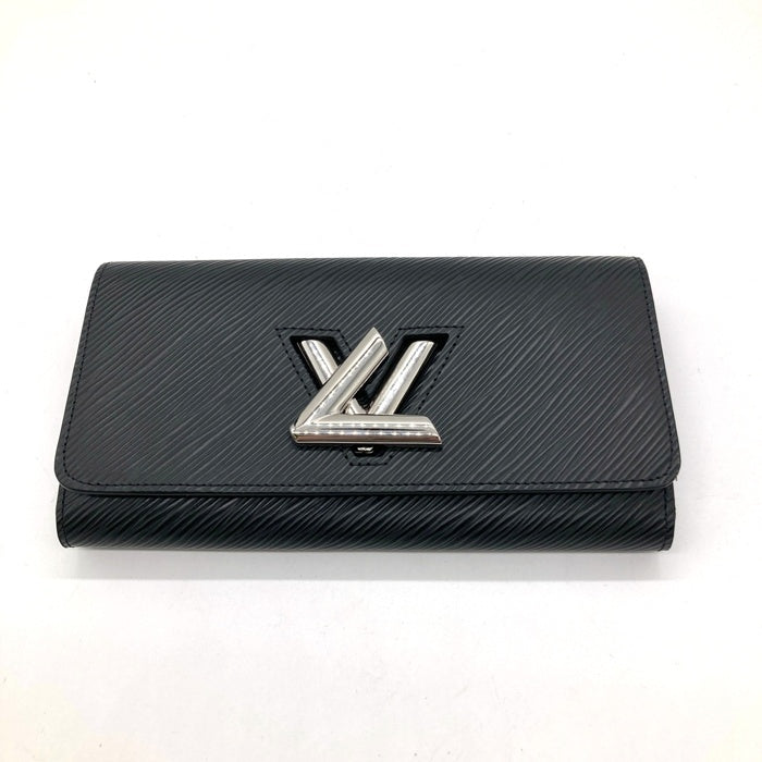 【美品】ルイヴィトン 長財布　エピ ポルトフォイユ ルイーズ ブラック　LV LOUIS VUITTON ルイヴィトン M68309 ポルトフォイユ ツイスト