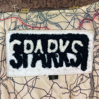 SPARKS スパークス G1 レザー フライトジャケット ワッペン ブラウン sizeS 瑞穂店