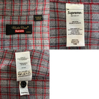 SUPREME シュプリーム 23SS UNDERCOVER アンダーカバー S/S Flannel Shirt ショートスリーブフランネルシャツ グレーチェック Size M 福生店
