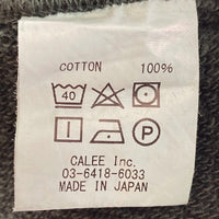 CALEE キャリー Sinker tube pullover sweat スウェット グリーン sizeL 瑞穂店