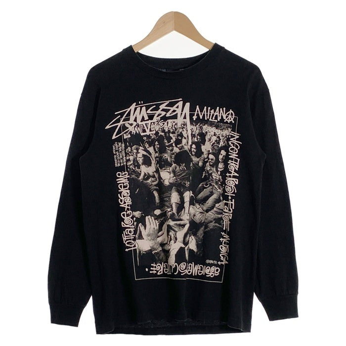 STUSSY 25周年記念 LS KIDS PHOTO フォト ロンTシャツ STUSSY 25周年記念 LS KIDS PHOTO フォト ロンTシャツ（ナンガ