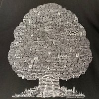 90's Family&Tree Rock'nRoll ファミリーアンドツリー ロックンロール プリントTシャツ ブラック アーティスト バンド Fruit Of The Loom Size L 福生店
