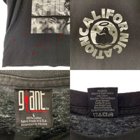 90`s Red Hot Chili Peppers レッドホットチリペッパーズ Californication プリントTシャツ ブラック 1999コピーライト Giant Size L 福生店