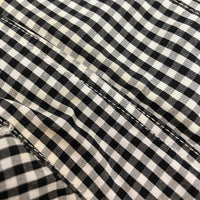 A BATHING APE アベイシングエイプ 1860-131-016 ギンガムチェック シャツ ホワイト×ブラック sizeL※襟汚れあり 瑞穂店