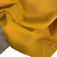 STUSSY ステューシー プルオーバースウェットパーカー イエロー バックパイルSロゴ Size M 福生店