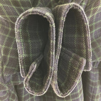 A.P.C. アーペーセー チェック コットン長袖シャツ ネイビー×グリーン sizeS 瑞穂店