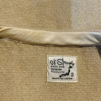 orslow オアスロウ ストライプ チマヨベスト 1釦 ベージュ Size 2 福生店