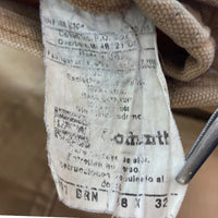 Carhartt カーハート R01 BRN USA製 ダブルニー オーバーオール ブラウン size48 瑞穂店