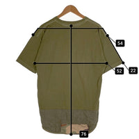 eye COMME des GARCONS コムデギャルソン JUNYA WATANABE ジュンヤワタナベ ハーフジップ 半袖 Tシャツ グリーン WM-T903 Size L 福生店