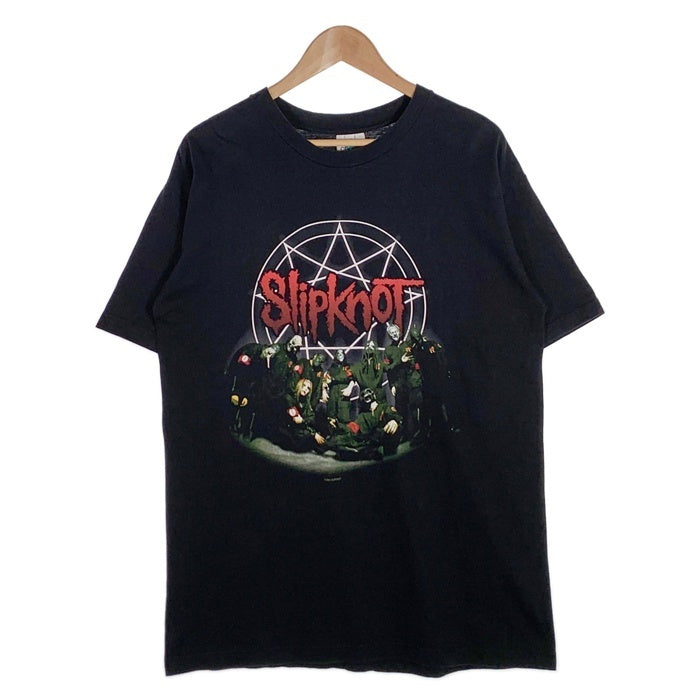 00's Slipknot スリップノット ダブルサイドプリント Tシャツ ブラック 2001コピーライト Tour Champ メキシコ製 Size  L 福生店