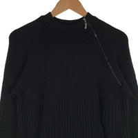 GIANFRANCO FERRE GOLF ジャンフランコフェレ ゴルフ ウール アクリル リブニットセーター ブラック Size L 福生店