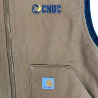 Carhartt カーハート Duck Vest ダックベスト ブラウン V01-BRN メキシコ製 0120 Size L 福生店