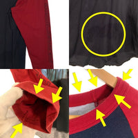 SUPREME シュプリーム 21AW The Crow ザ クロウ Raglan L/S Top ラグランスリーブ トップ レッド ブラック Size XL 福生店