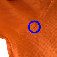 GENTLEFULLNESS ジェントルフルネス プリント ロングスリーブTシャツ オレンジ Size XL 福生店