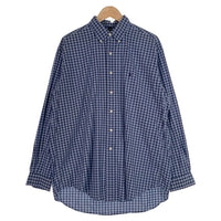 Ralph Lauren ラルフローレン BLAKE ボタンダウンチェックシャツ ブルー Size L 福生店