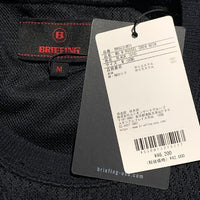 BRIEFING ブリーフィング MS W RUSSEL CREW NECK クルーネック ニットプルオーバー ブラック ゴルフ BRG231M31 Size M 福生店