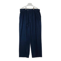 CHAPS RALPH LAUREN チャップスラルフローレン レーヨン混 ツータックチノパンツ ネイビー size34 瑞穂店