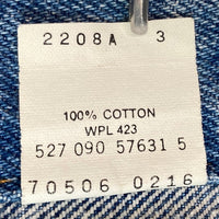 Levi’s リーバイス 70506-0216 ボタン裏527 USA製 トラッカージャケット Gジャン ライトインディゴ size40 瑞穂店
