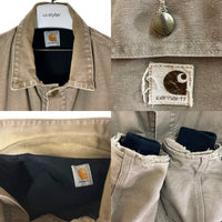 Carhartt カーハート ダックジャケット 裏キルティング ベージュ size- 瑞穂店