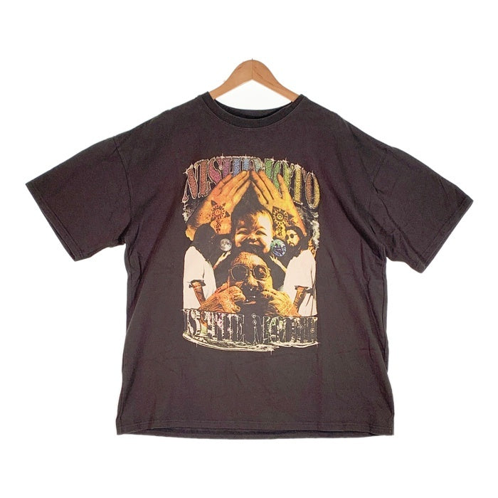 NISHIMOTO IS THE MOUTH ニシモトイズザマウス Rap S/S Tee ショートスリーブ ラップ Tシャツ プリント ブラック  Size 2XL 福生店