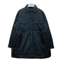 JEANASIS ジーナシス ナイロン中綿襟付きジャケット JS071407MC ブラック sizeF 瑞穂店